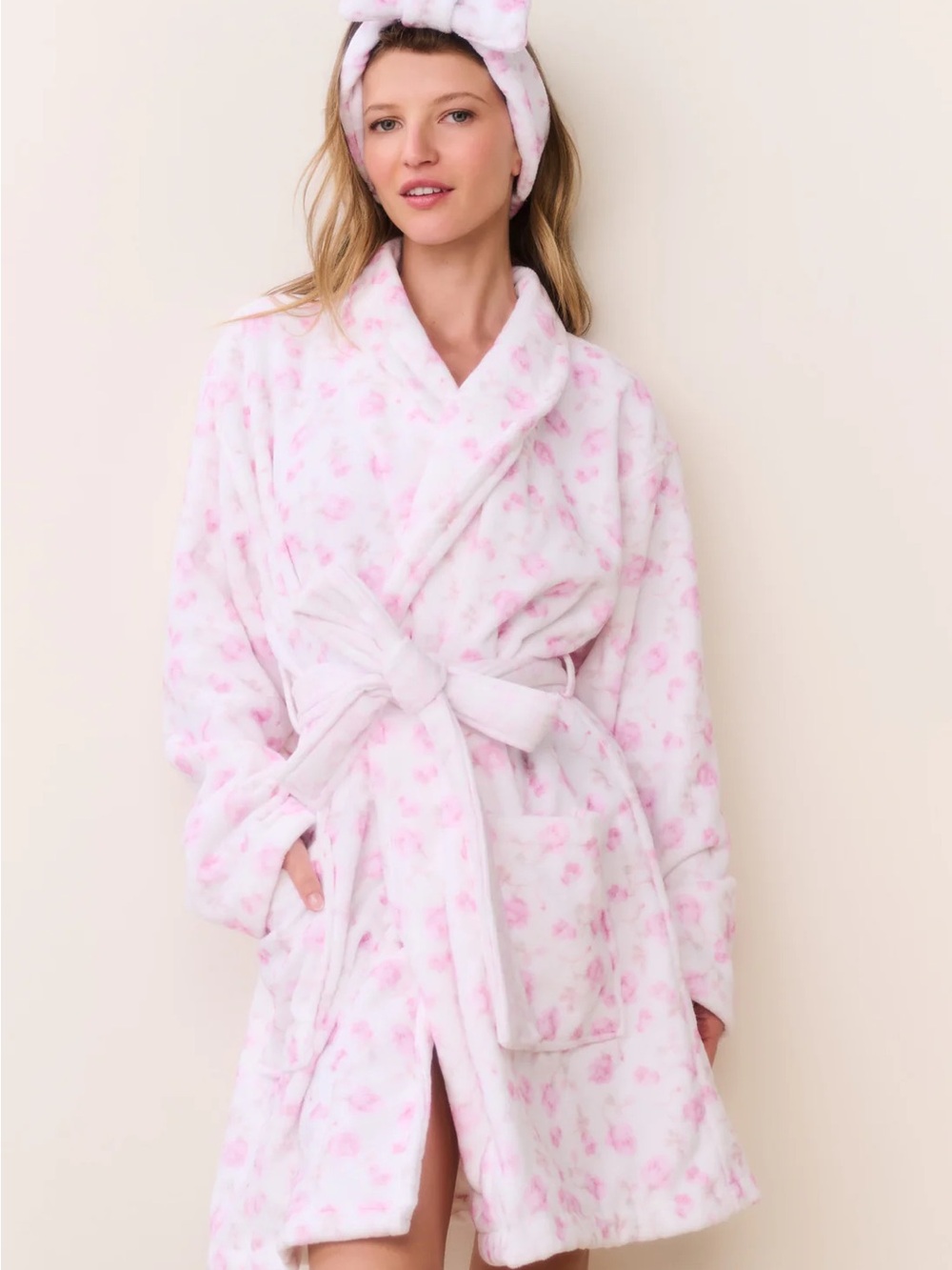 ✨ LoveShackFancy Indie Cotton Bath Robe in Sterling Dusk ✨